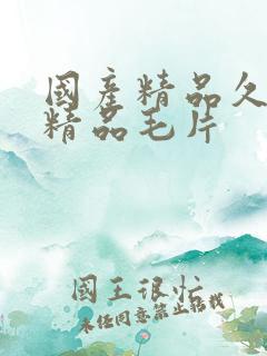 国产精品久久久精品毛片