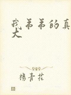 我弟弟的真的很大