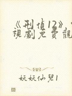 《刑侦12》电视剧免费观看完整版