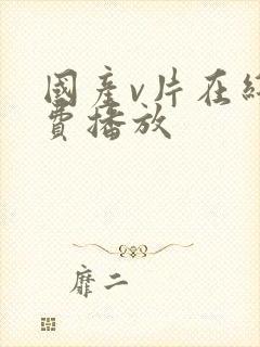 国产v片在线免费播放