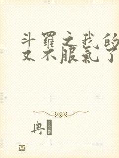 斗罗之我的系统又不服气了阅读全