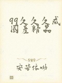 99久久久成人国产精品