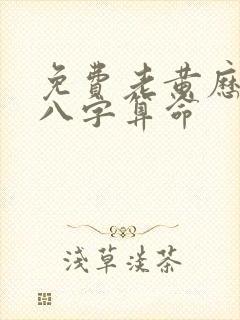 免费老黄历生辰八字算命