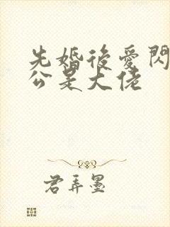 先婚后爱闪婚老公是大佬