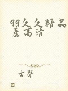 99久久精品国产高清