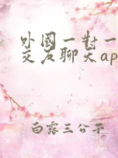 外国一对一视频交友聊天app