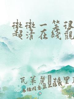 微微一笑很倾城超清在线观看