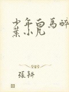 少年白马醉春风叶小凡