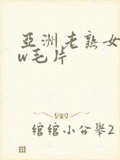 亚洲老熟女www毛片