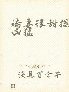 娇妻很甜总裁很凶猛