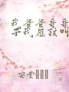 我爸爸哥哥的儿子我应该叫什么