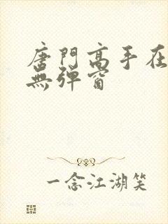 唐门高手在异世无弹窗