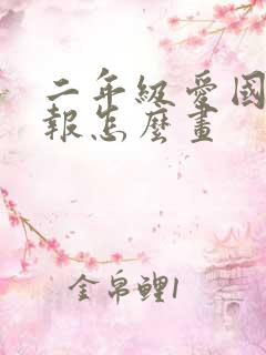 二年级爱国手抄报怎么画