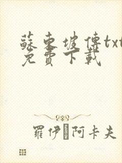 苏东坡传txt免费下载