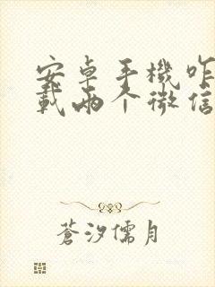 安卓手机咋样下载两个微信