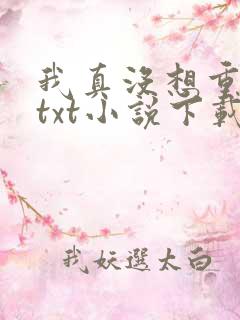 我真没想重生啊txt小说下载