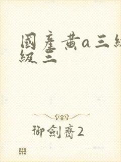 国产黄a三级三级三