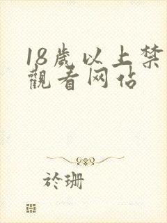 18岁以上禁止观看网站