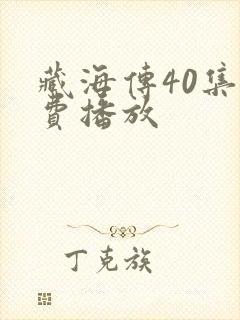 藏海传40集免费播放