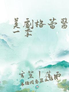 美剧格蕾医生第一季