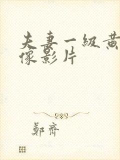 夫妻一级黄色录像影片