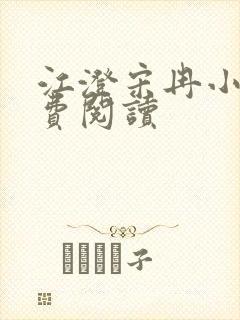 江澄宋冉小说免费阅读