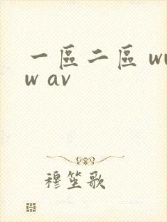 一区二区 www av