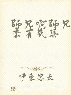 师兄啊师兄第一季有几集