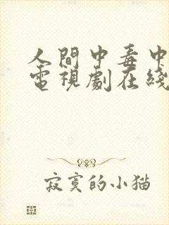 人间中毒中文版电视剧在线观看完整版免费