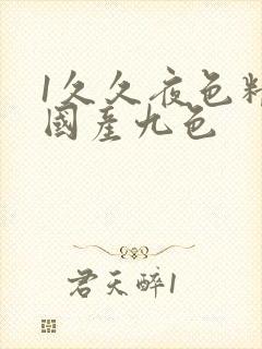 1久久夜色精品国产九色