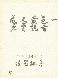 成人黄色一级片免费观看