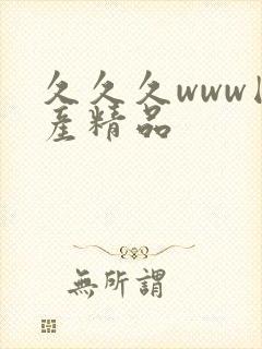 久久久www国产精品