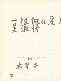 一级做a爰片欧美激情