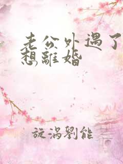 老公外遇了我不想离婚