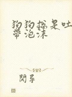 狗狗总是吐黄水带泡沫