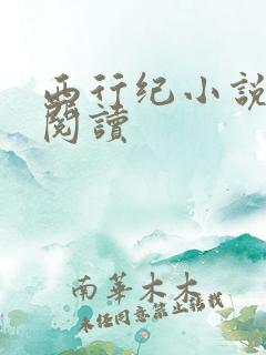 西行纪小说在线阅读