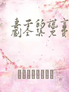 妻子的谎言电视剧全集免费