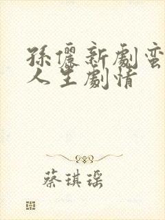 孙俪新剧蛮好的人生剧情