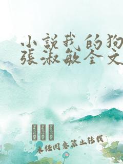 小说我的狗老公张淑敏全文阅读