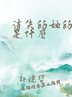 消失的她的真相是什么