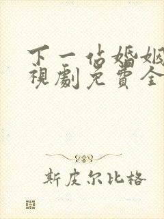 下一站婚姻 电视剧免费全集