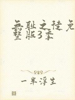 无耻之徒免费完整版3季