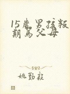 15岁男孩叛逆期骂父母