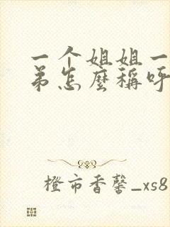 一个姐姐一个弟弟怎么称呼