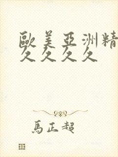 欧美亚洲精品久久久久久