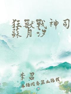 狂兽战神司空靖苏月汐