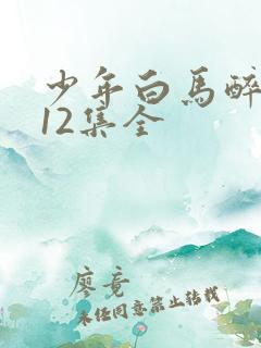 少年白马醉春风12集全