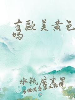 有欧美黄色录像吗