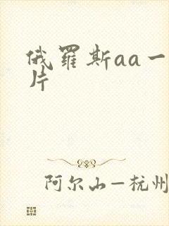 俄罗斯aa一级片