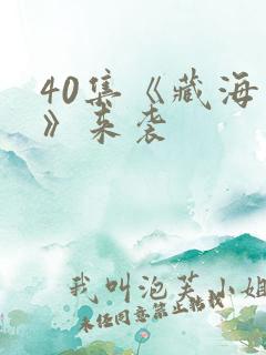 40集《藏海传》来袭
